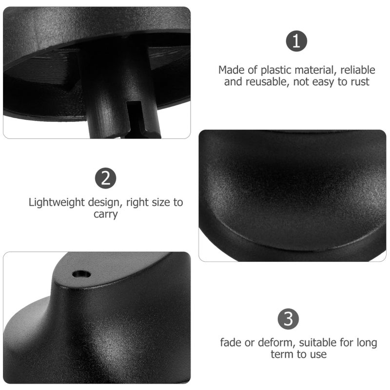 2Pcs Black Timer Knob Cap Replacement For Stove And Commercial Use - Image 5