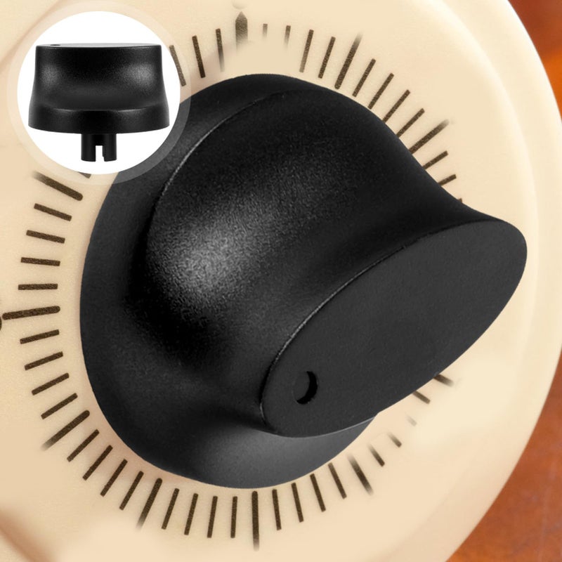 2Pcs Black Timer Knob Cap Replacement For Stove And Commercial Use - Image 4