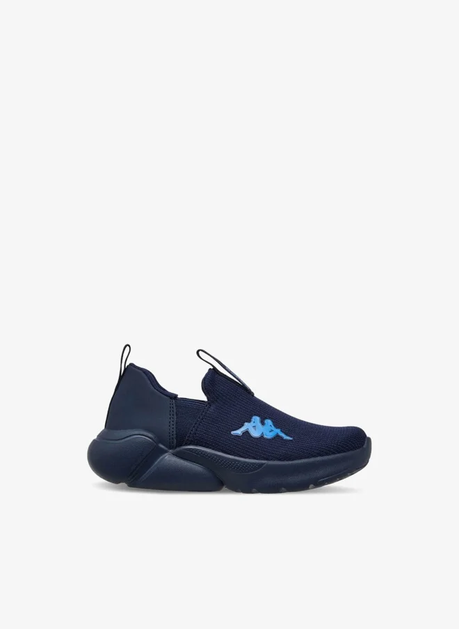 Kappa Boys' Logo Detail Slip-On Sports Shoes with Pull Tab