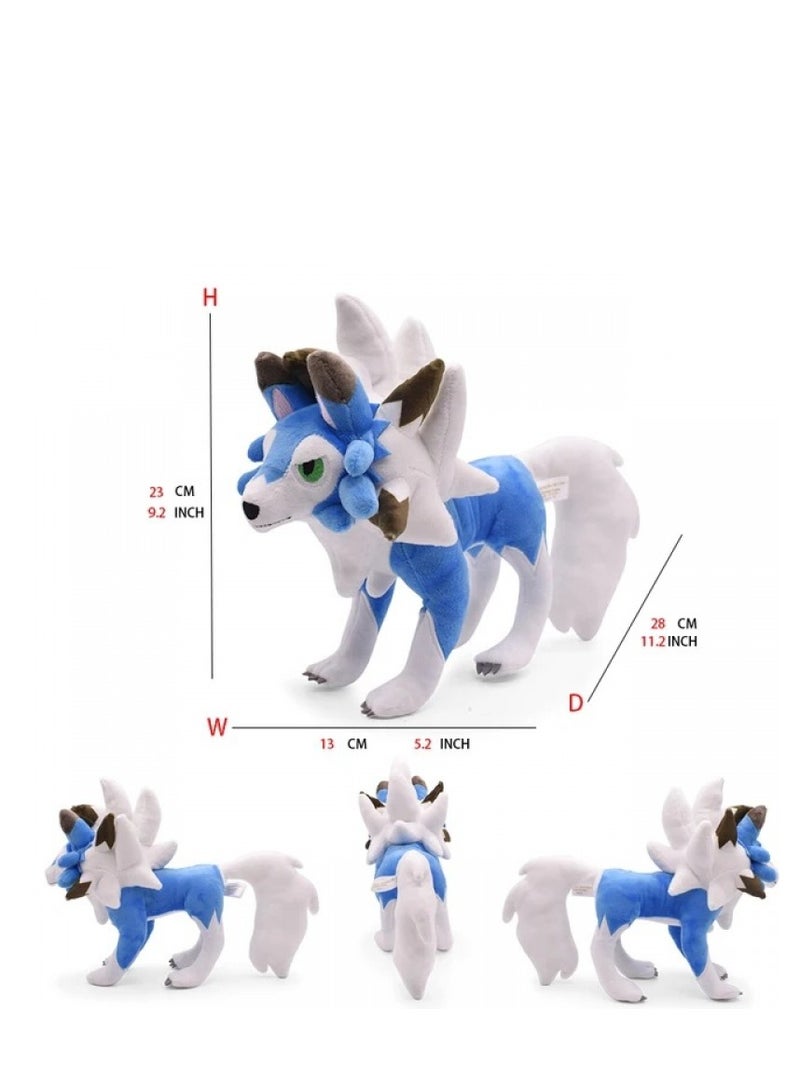 Bluejw 5-Piece Pocket Monsters Figure Lycanroc Plush Toys Set - Image 4