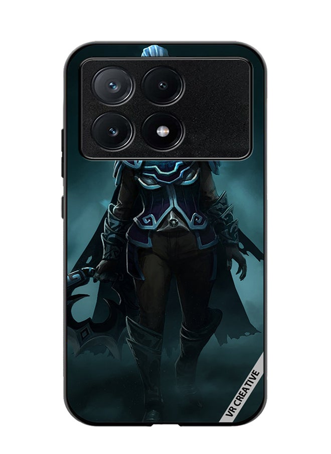VR CREATIVE Protective Case Cover For Xiaomi Poco X6 Pro Phantom Assassin, Dark Wraith Set, Dota 2 Design Multicolour  - Image 1