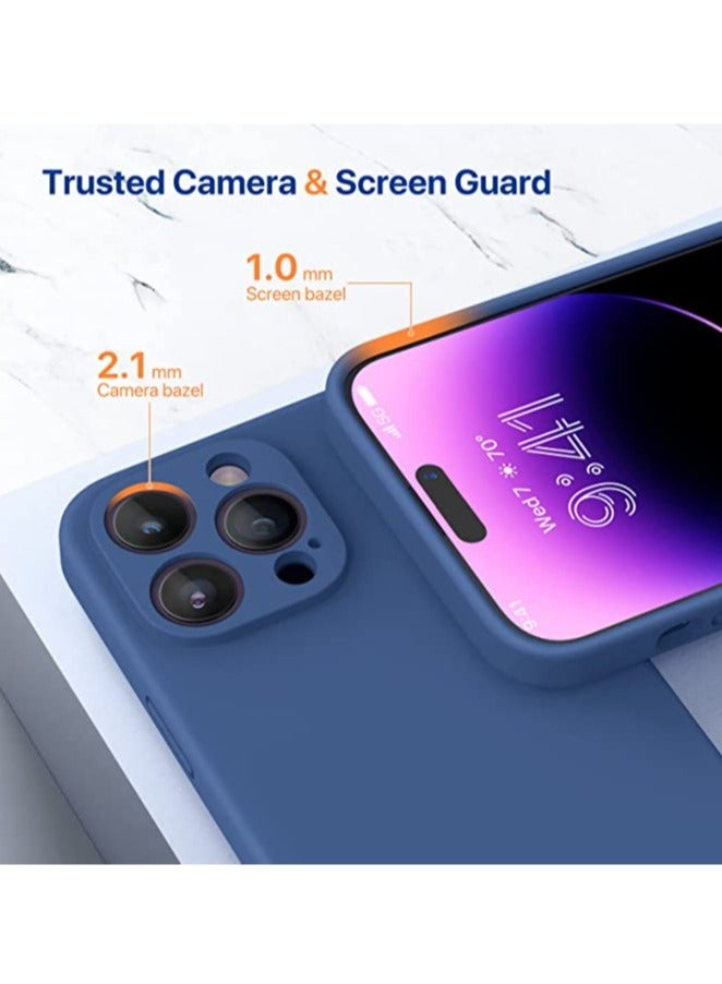 ELTRAZONE iPhone 14 Pro Max Case, with 2 Pack Screen Protectors,[Upgraded Enhanced Camera Protection],Shockproof Liquid Silicone Case 6.7 inch - Image 4