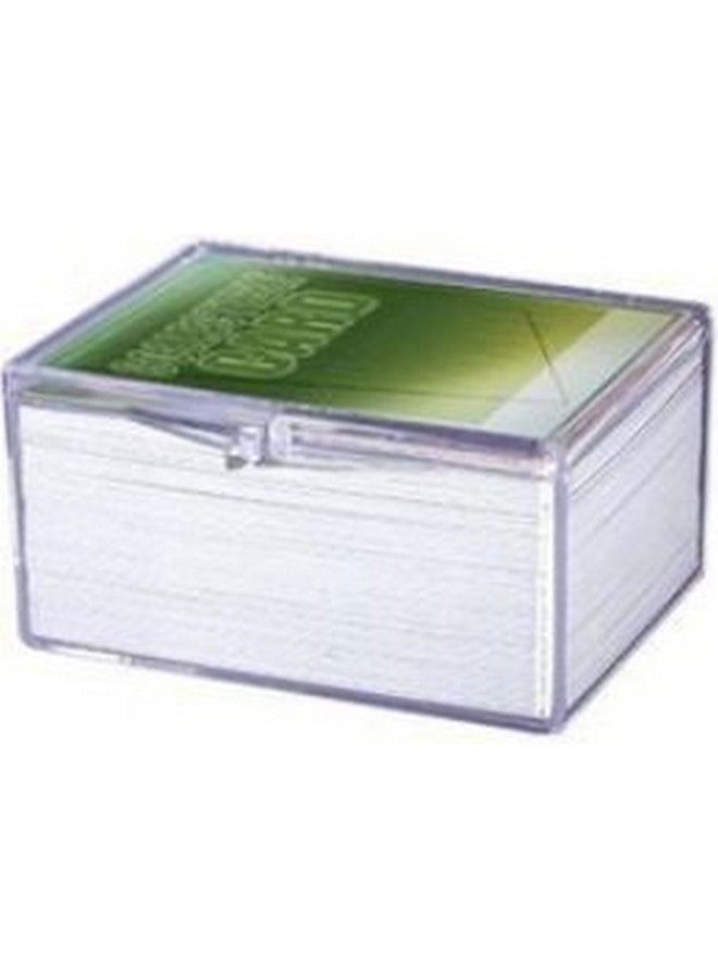 Ultra Pro 5 X Card Storage Case (100Ct) Hinged Clear Plastic Box 43005 Each Box Holds Up To 100 Cards  - Image 2