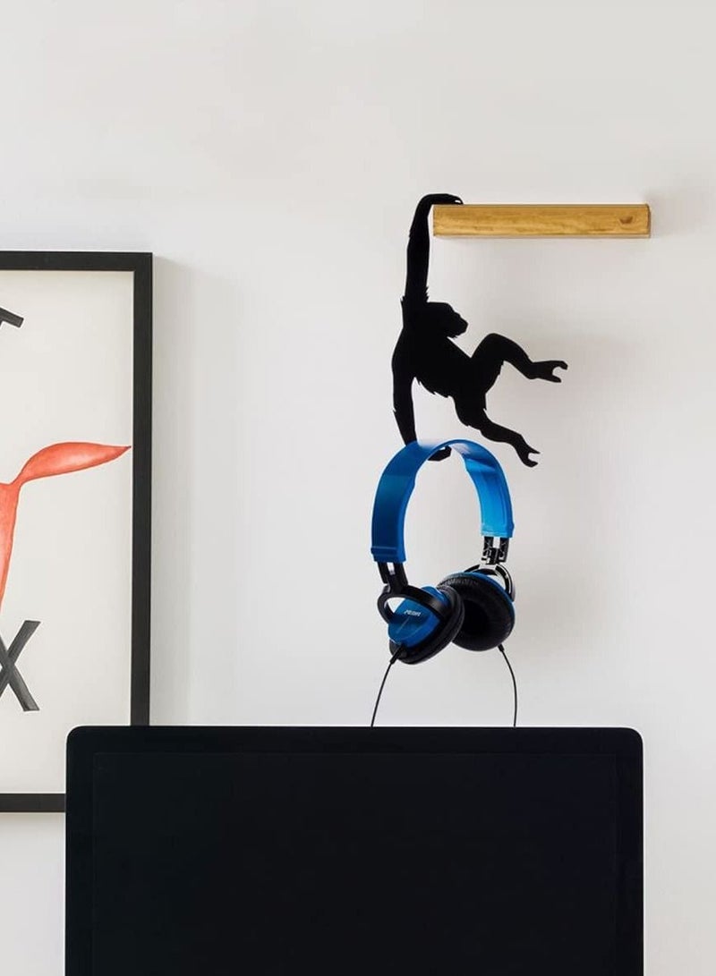 Design Unique Banana Holder Balance Hook - Magic Hook for Hanging Plants Jackets Keys or Stylish Purse Hanger - Perfect for Kitchen Dorm Room Bedroom