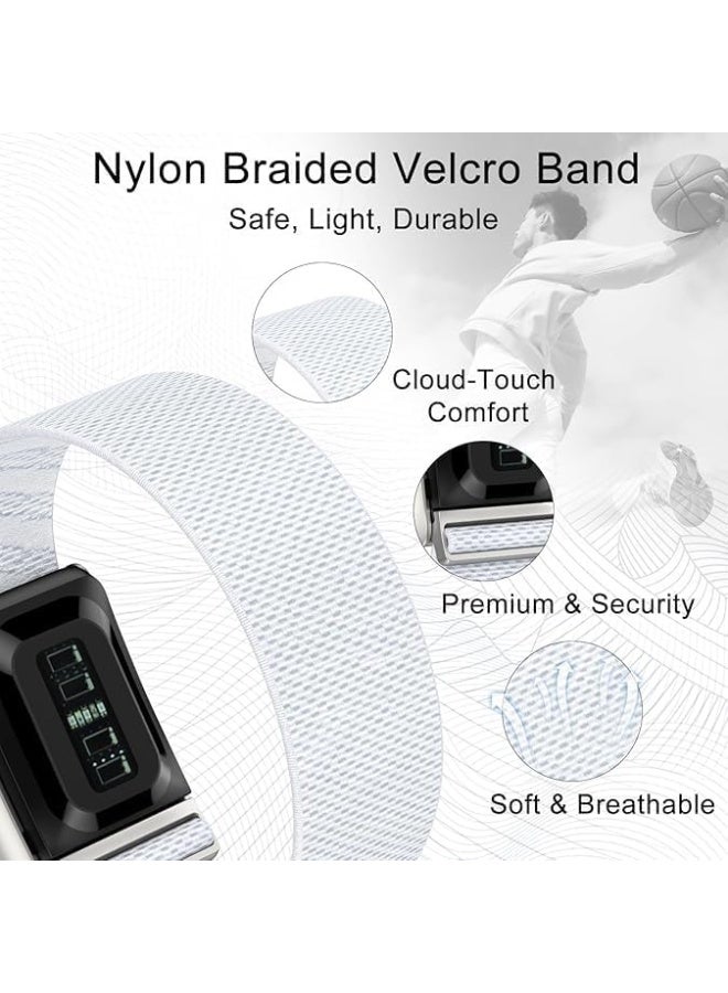 SPECTON SuperKnit Band Strap for WHOOP 5.0/MG, One, Peak, Life Devices – ECG Compatible Ultra-Soft, Adjustable & Stylish Band with U-Shape Silver Connector - Image 3