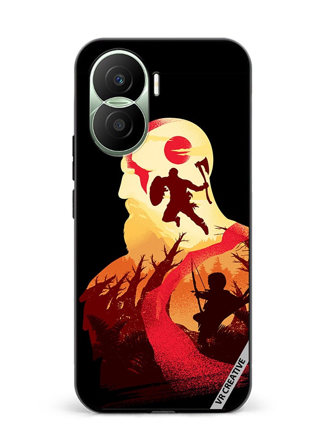 VR CREATIVE Protective Case Cover For Honor Play7T Pro God Of War Design Multicolour - Image 1