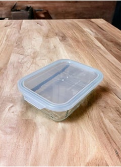 Mirolex Glass Oven Tray with Rectangular Plastic Lid 650ml  - Image 2