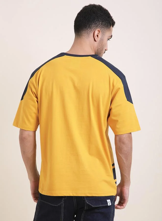Difference of Opinion Men Oversized Short Sleeve Printed T-Shirt