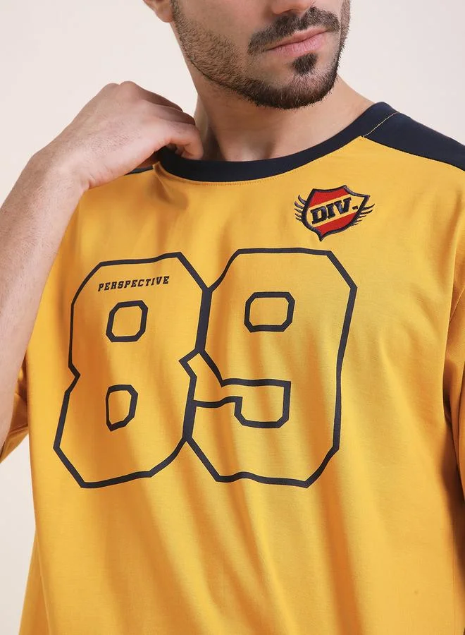 Difference of Opinion Men Oversized Short Sleeve Printed T-Shirt