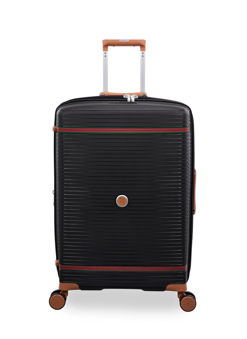 it Luggage Illustrious II, Unisex Polypropylene Material Hard Case Luggage, 8x360 degree Spinner Wheels, Expandable Trolley Bag, TSA lock, SKU15-3108B08, Medium Size, Color Black  - Image 2