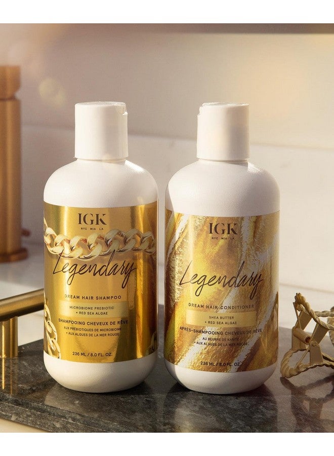 IGK LEGENDARY Dream Hair Shampoo and Conditioner Set | Healthy + Hydrated + Shine | Vegan + Cruelty Free | 8 Oz - Image 5