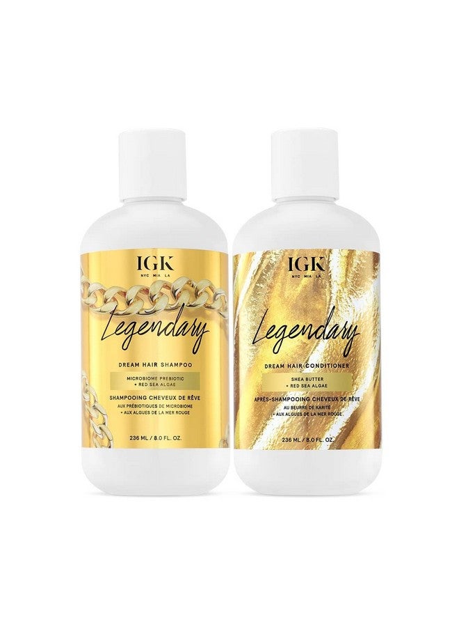 IGK LEGENDARY Dream Hair Shampoo and Conditioner Set | Healthy + Hydrated + Shine | Vegan + Cruelty Free | 8 Oz - Image 1