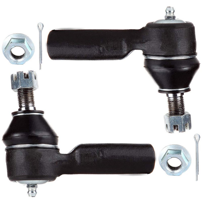 OCPTY New 2Piece fit for 19922001 for Lexus ES300 RX300 for Scion XD for Toyota Avalon Camry for Sienna Solara for Yaris2 Front Outer Tie Rod Ends