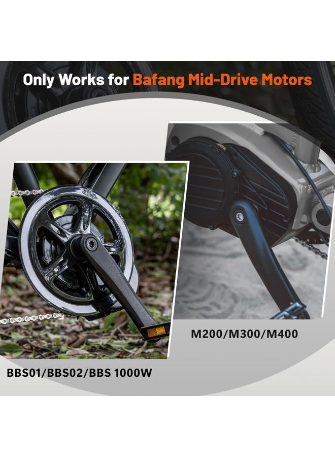 Bafang E-Bike Crank Arm Aluminium Alloy Left Chain Crank Electric Bicycle Crank for BBS Motor - Image 3