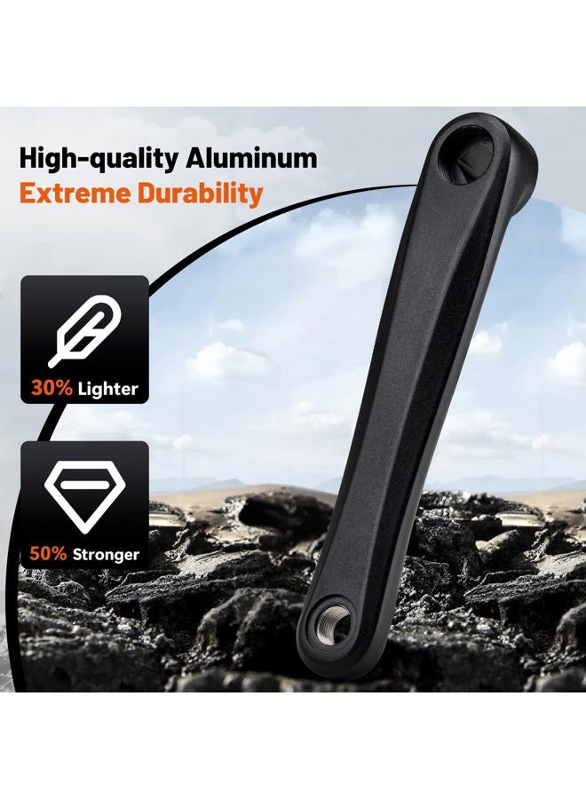 Bafang E-Bike Crank Arm Aluminium Alloy Left Chain Crank Electric Bicycle Crank for BBS Motor - Image 4