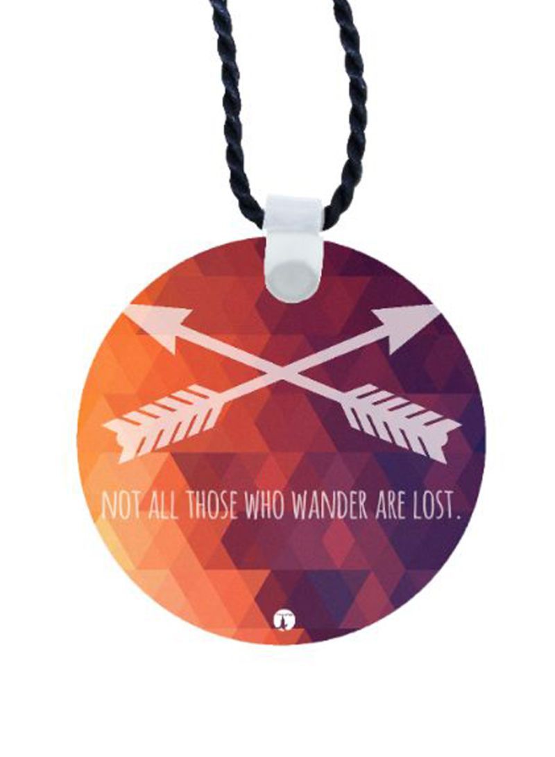 RKN English Phrases Printed Car Mirror Pendant - Image 2