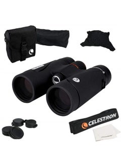Celestron – TrailSeeker ED 10x42 Binoculars – Compact ED Binocular for Birdwatching and Outdoor Activities – Binocular with ED Objective Lenses – Fully Broadband Multi-coated Optics – BaK4 Roof Prism  - Image 1