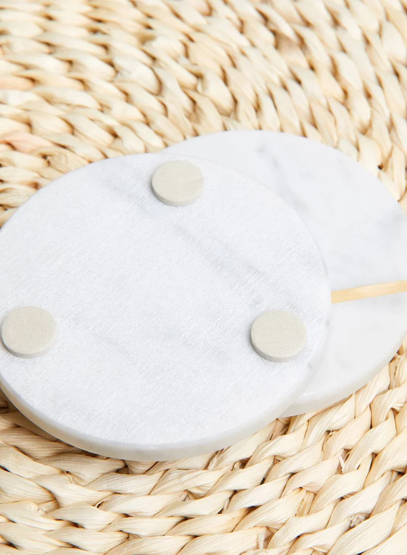 Nimah Set of 2 Marble Coasters