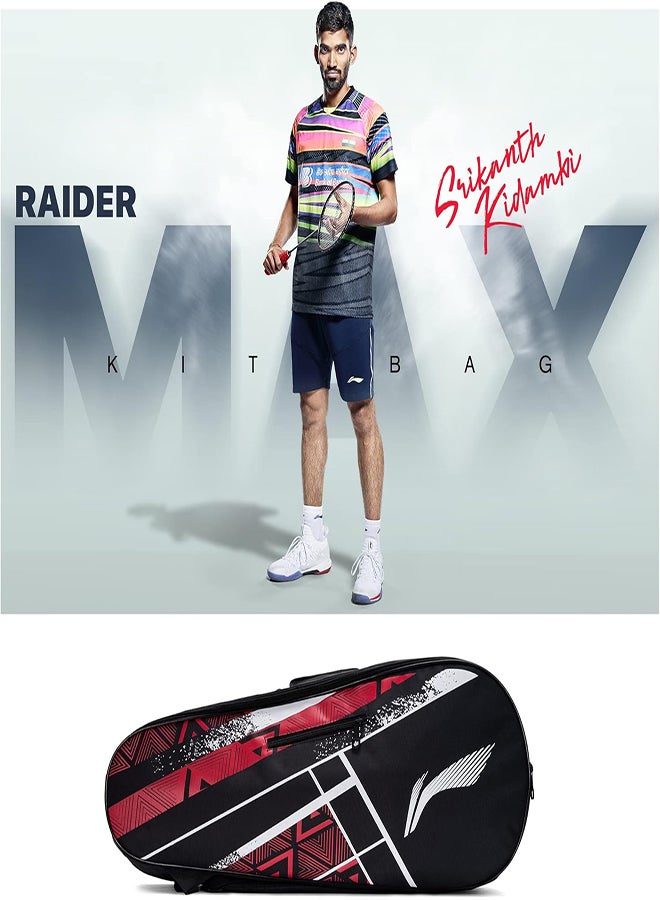 Li-Ning 2 In 1 Racket Bag (Black)(Abds681-1) - Image 4