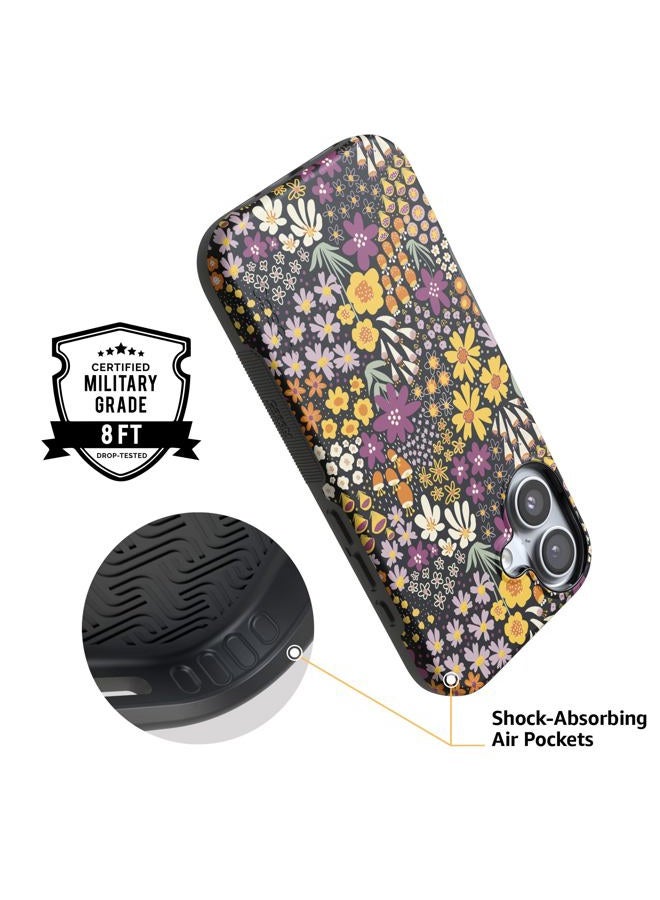 Casely Nick Case | Falling for You | Plum Floral | Compatible with MagSafe | Bold Protective Design - Image 4