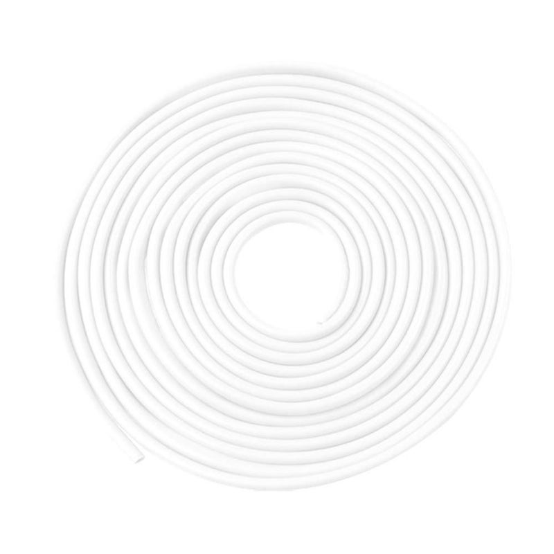 ESUPPORT 16ft 5M U Shape Car Door Moulding Rubber Scratch Protector Strip Edge Guard Trim Seal White