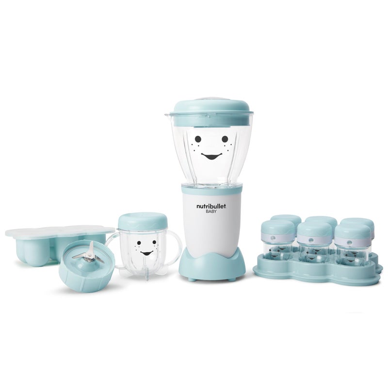 NutriBullet NBY-50100 Baby Complete Food-Making System, 32-Oz, White, Blue, Clear - Image 2