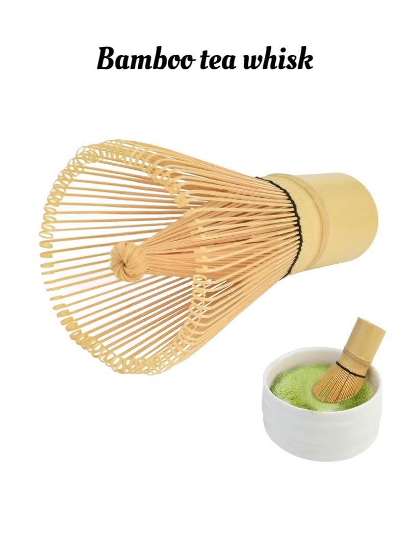 خفاقة شاي الخيزران، خفاقة ماتشا ذات 100 سن لخفق مسحوق الماتشا، وتعزيز رائحة الشاي. - Image 1