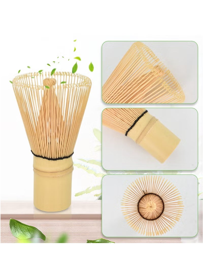 خفاقة شاي الخيزران، خفاقة ماتشا ذات 100 سن لخفق مسحوق الماتشا، وتعزيز رائحة الشاي. - Image 4