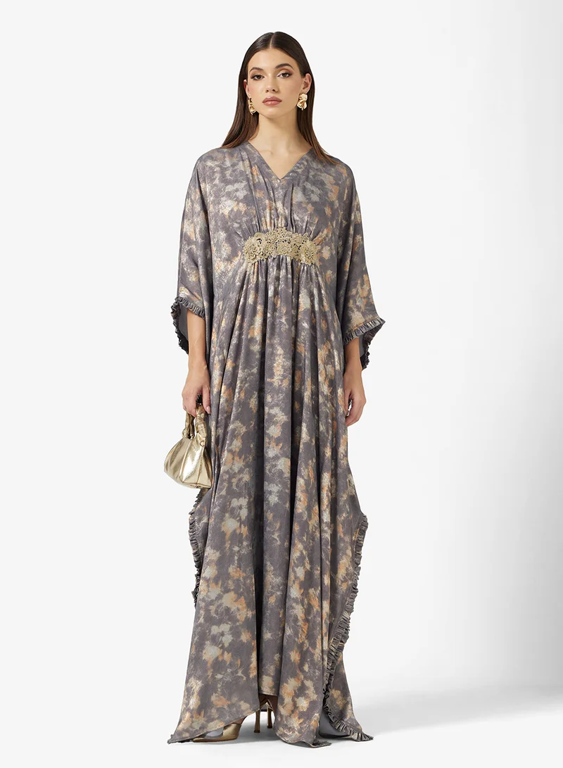 سنوار FRONT LACE KAFTAN