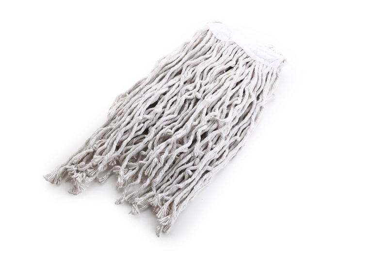 MADHULI Madhuli Clip N Fit Premium Bleached Cotton Floor Mop with 4ft Long Adjustable HeavyDuty Stainless Steel Telescopic Rod Special Clip Mechanism for Floor Cleaning Super Absorbent Cotton Threads - Image 4