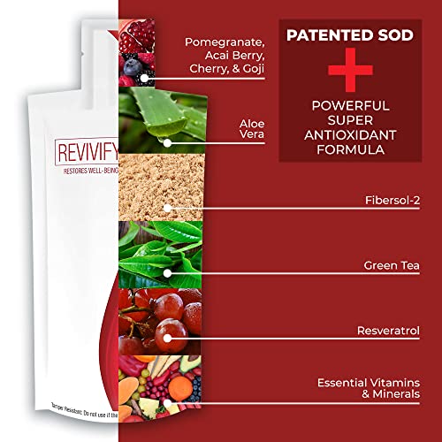 REVIVIFY ProVitality Gel Oral with Antioxidant Superoxide Dismutase SOD Soluble Fiber Fruit Blend 1 Fluid Ounce Pouch 30 Day Supply - Image 5