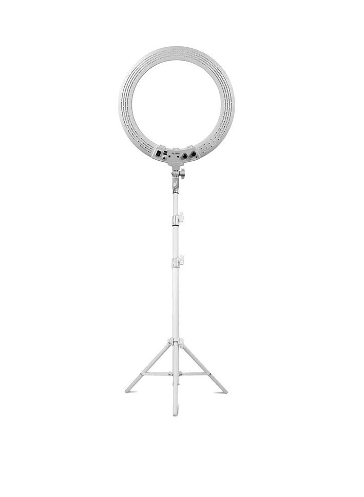 CRI97 Professional Ringlight Kit 55W Size 18 inch Photo Studio Beauty Phone Photography LED Ring Light Dimmable 3200K-5600K with Tripod Stand Remote and Battery Slot Plate For Selfie Makeup live streaming - Image 1