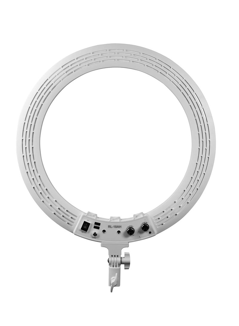 CRI97 Professional Ringlight Kit 55W Size 18 inch Photo Studio Beauty Phone Photography LED Ring Light Dimmable 3200K-5600K with Tripod Stand Remote and Battery Slot Plate For Selfie Makeup live streaming - Image 2