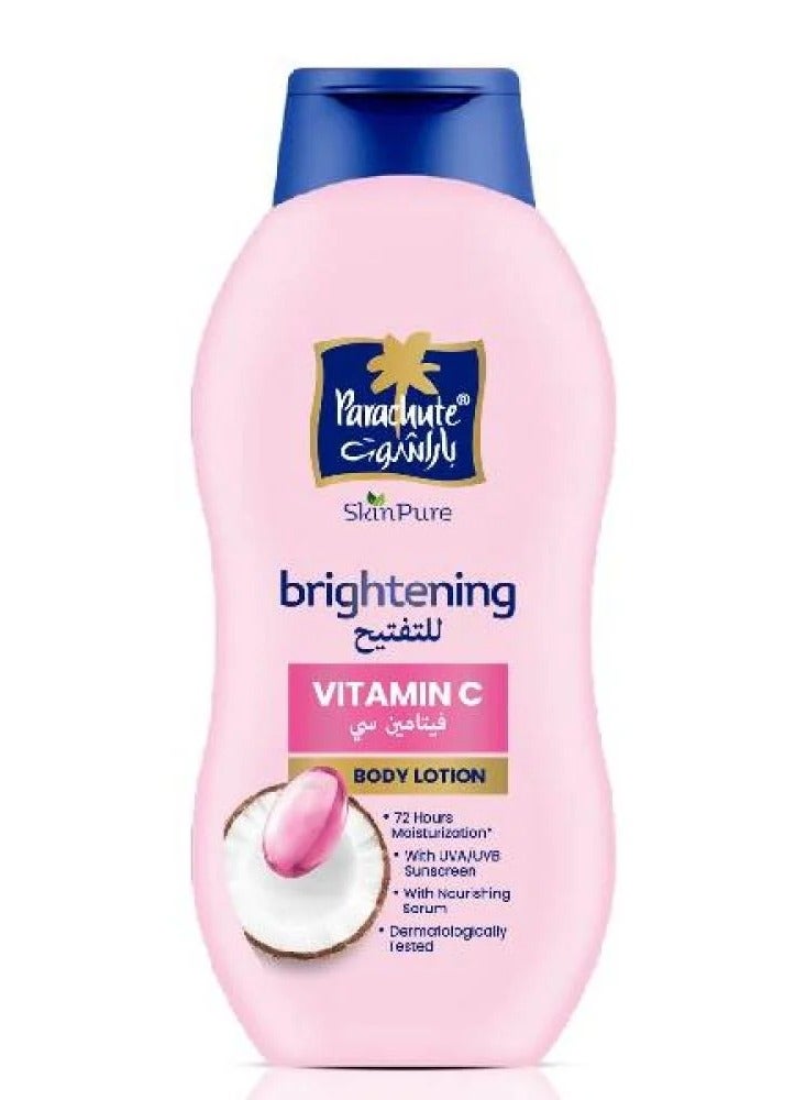 Parachute Pure Skin Brightening Vitamin C Body Lotion - 400ml - Image 1