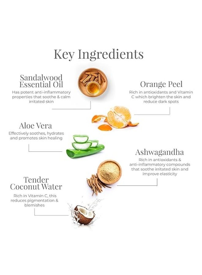 Forest Essentials Hydrating Facial Moisturiser Sandalwood & Orange Peel with SPF 30 PA++ | Ayurvedic Moisturiser for Normal to Dry Skin | Hydrating Daily Face Lotion with Sun Protection - Image 4