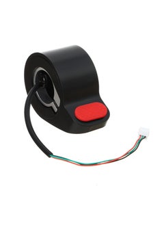 Electric Scooter Thumb Throttle Accelerator for Xiaomi M365 / Pro / Pro2 / 1S – Lightweight & Durable ABS – Easy Install – Black + Red