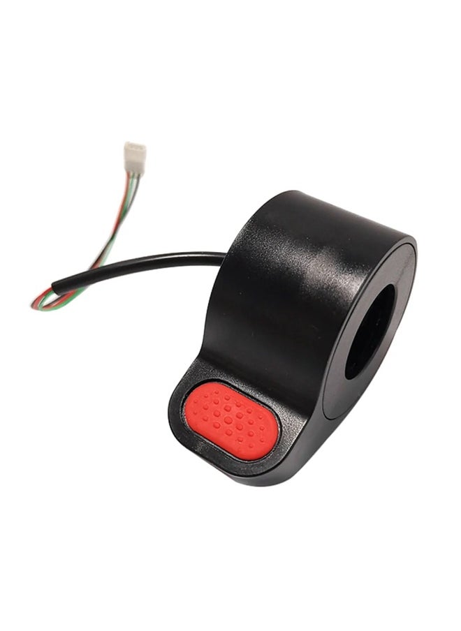 Generic - Electric Scooter Thumb Throttle Accelerator for Xiaomi M365 / Pro / Pro2 / 1S – Lightweight & Durable ABS – Easy Install – Black + Red - Image 1