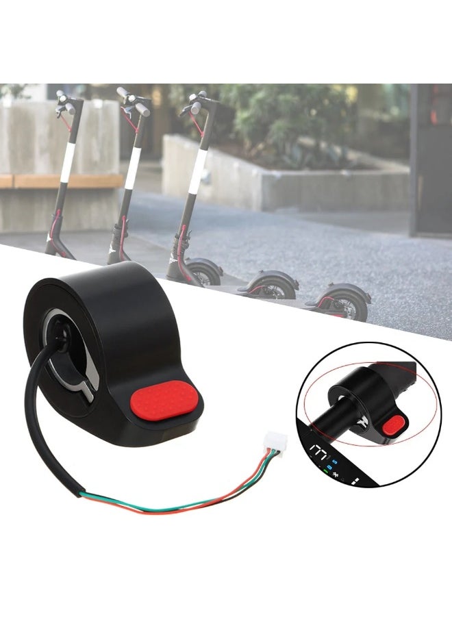 Generic - Electric Scooter Thumb Throttle Accelerator for Xiaomi M365 / Pro / Pro2 / 1S – Lightweight & Durable ABS – Easy Install – Black + Red - Image 1