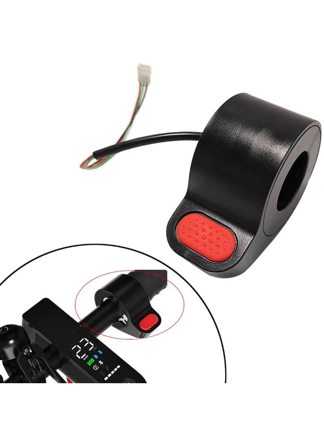 Generic - Electric Scooter Thumb Throttle Accelerator for Xiaomi M365 / Pro / Pro2 / 1S – Lightweight & Durable ABS – Easy Install – Black + Red - Image 1