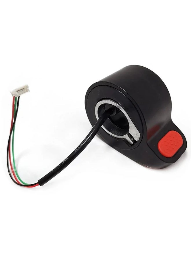 Generic - Electric Scooter Thumb Throttle Accelerator for Xiaomi M365 / Pro / Pro2 / 1S – Lightweight & Durable ABS – Easy Install – Black + Red - Image 1
