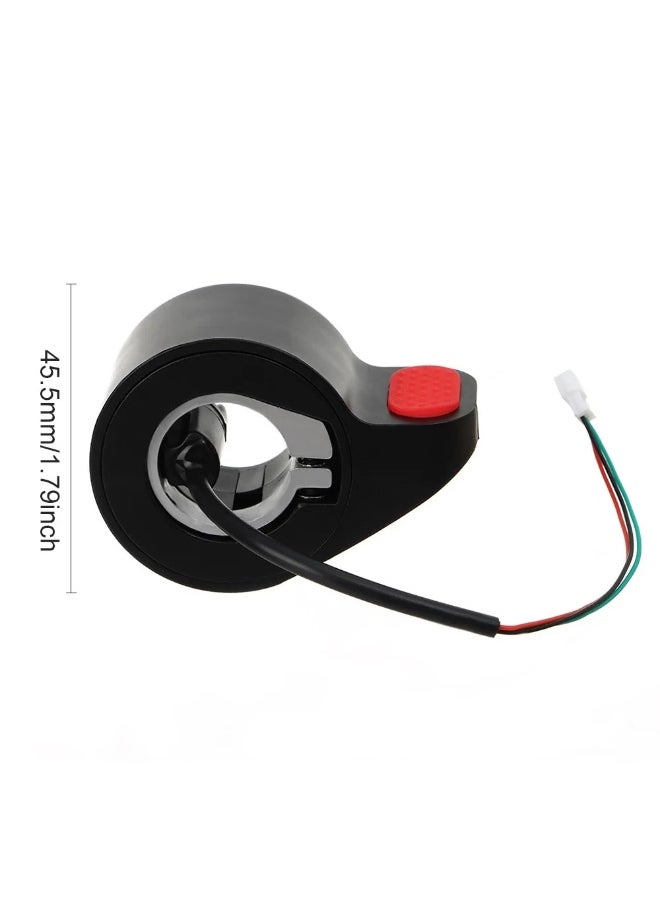 Generic - Electric Scooter Thumb Throttle Accelerator for Xiaomi M365 / Pro / Pro2 / 1S – Lightweight & Durable ABS – Easy Install – Black + Red - Image 1