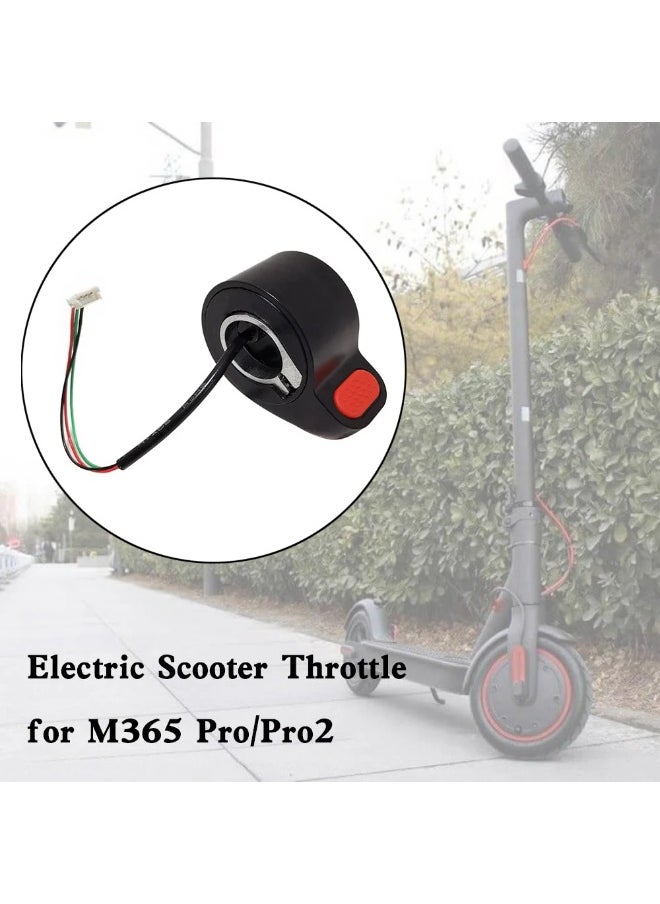 Generic - Electric Scooter Thumb Throttle Accelerator for Xiaomi M365 / Pro / Pro2 / 1S – Lightweight & Durable ABS – Easy Install – Black + Red - Image 1