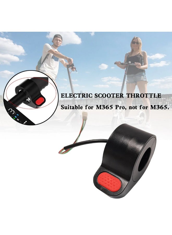 Generic - Electric Scooter Thumb Throttle Accelerator for Xiaomi M365 / Pro / Pro2 / 1S – Lightweight & Durable ABS – Easy Install – Black + Red - Image 1
