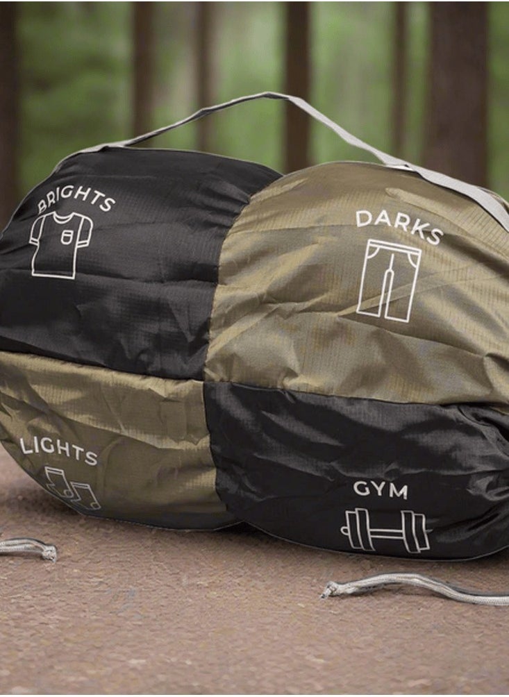 GENTLEMEN'S HARDWARE Foldaway Laundry Divider Bag - Image 1