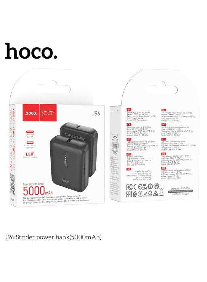 hoco. "J96 Strider power bank(5000mAh) " - Image 5