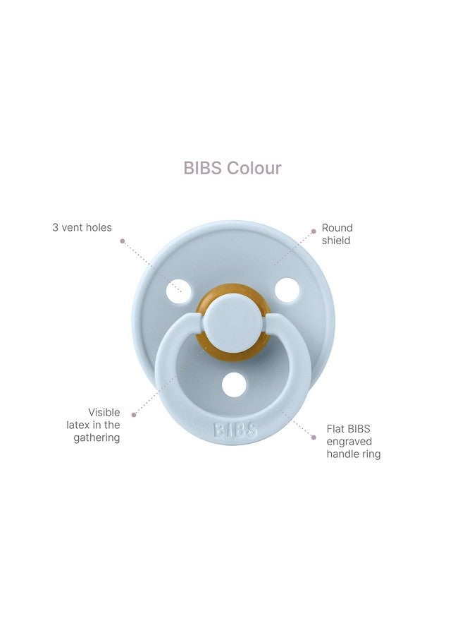 BIBS لهايات 06 أشهر ؛ عبوة 2 من المصاصات ؛ حلمة تشريحية خالية من BPA ؛ مصنوعة في الدنمارك ؛ لهاية باللون الأخضر ساج هانتر - Image 3