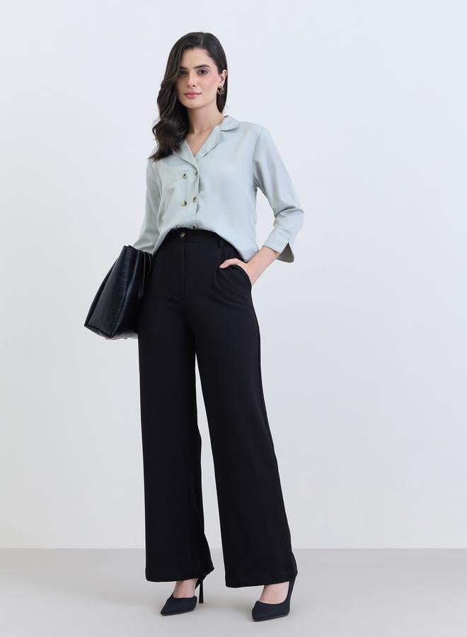 ستايلي بنطال بأرجل واسعة - Image 2