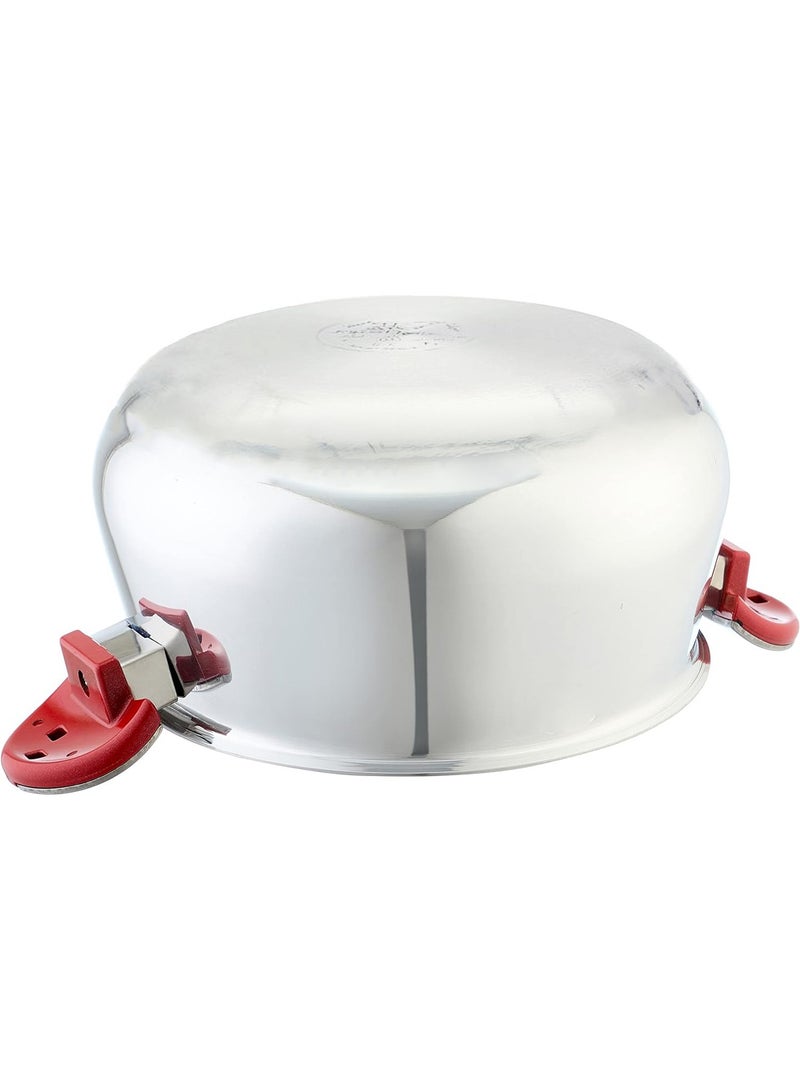 6 October Aluminum Pots Set Consisting of 6 Pots With Two Handles 6 October Brand Egyptian Industry, Size 1.5L /2L /2.5 L / 3L / 4.5L / 5.5L  - Image 5