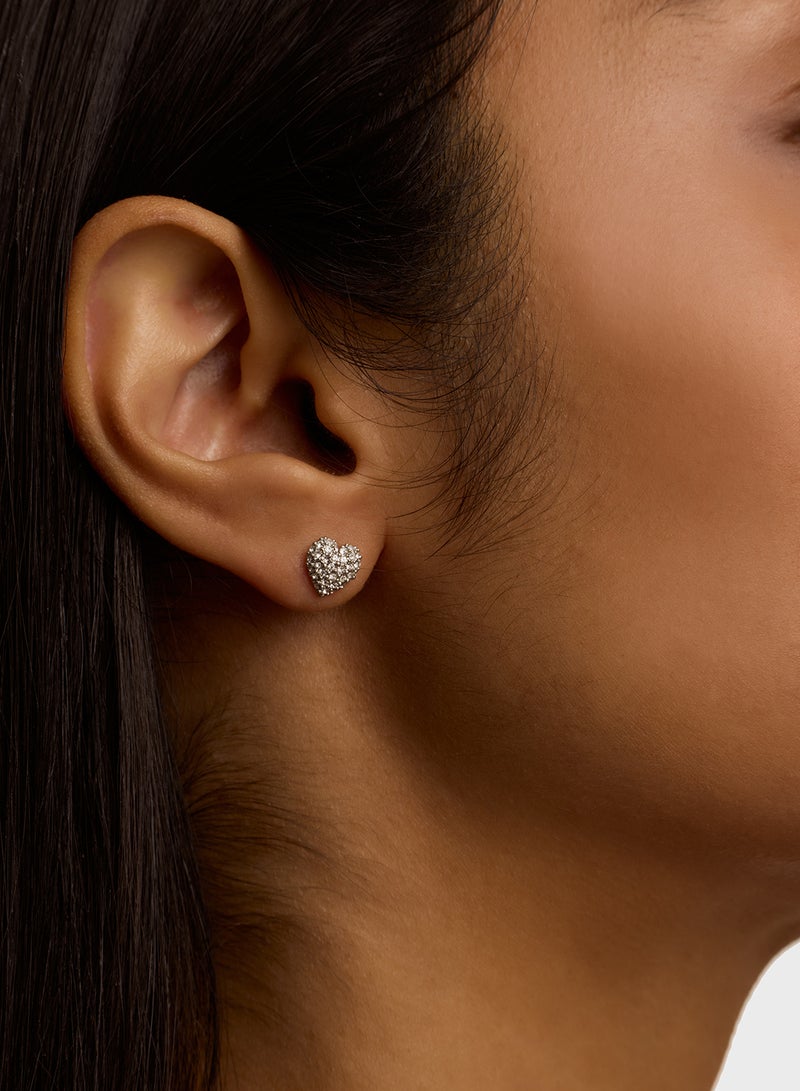 Ted Baker Heart Detail Stud Earrings  - Image 4