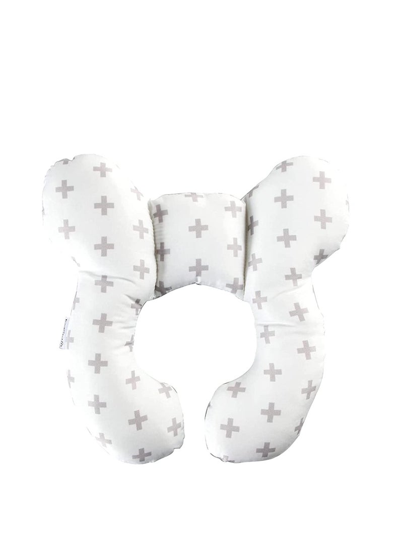 SYOSI Baby Travel Pillow Neck Pillow for Head and Neck Support Pillow for Pushchair, Sleeping Rest Cushion Car Seat, Luxury Compact & Lightweight Travel - Image 2